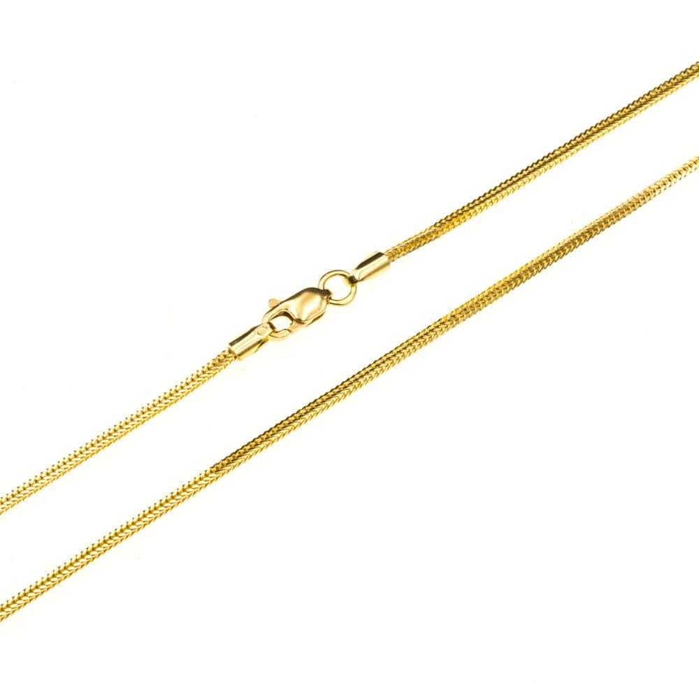 Łańcuszek złoty lisi ogon 1,2mm ZL8148
