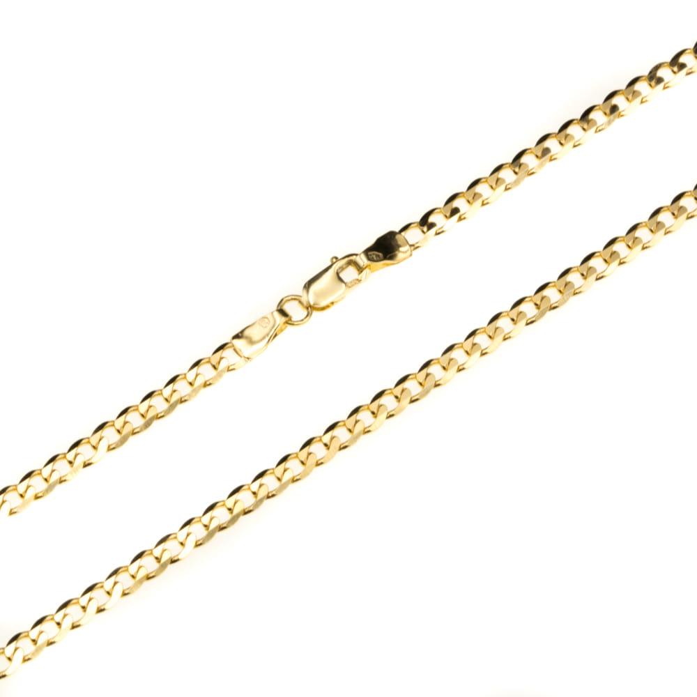 Łańcuszek złoty pancerka 3,2mm ZL8154
