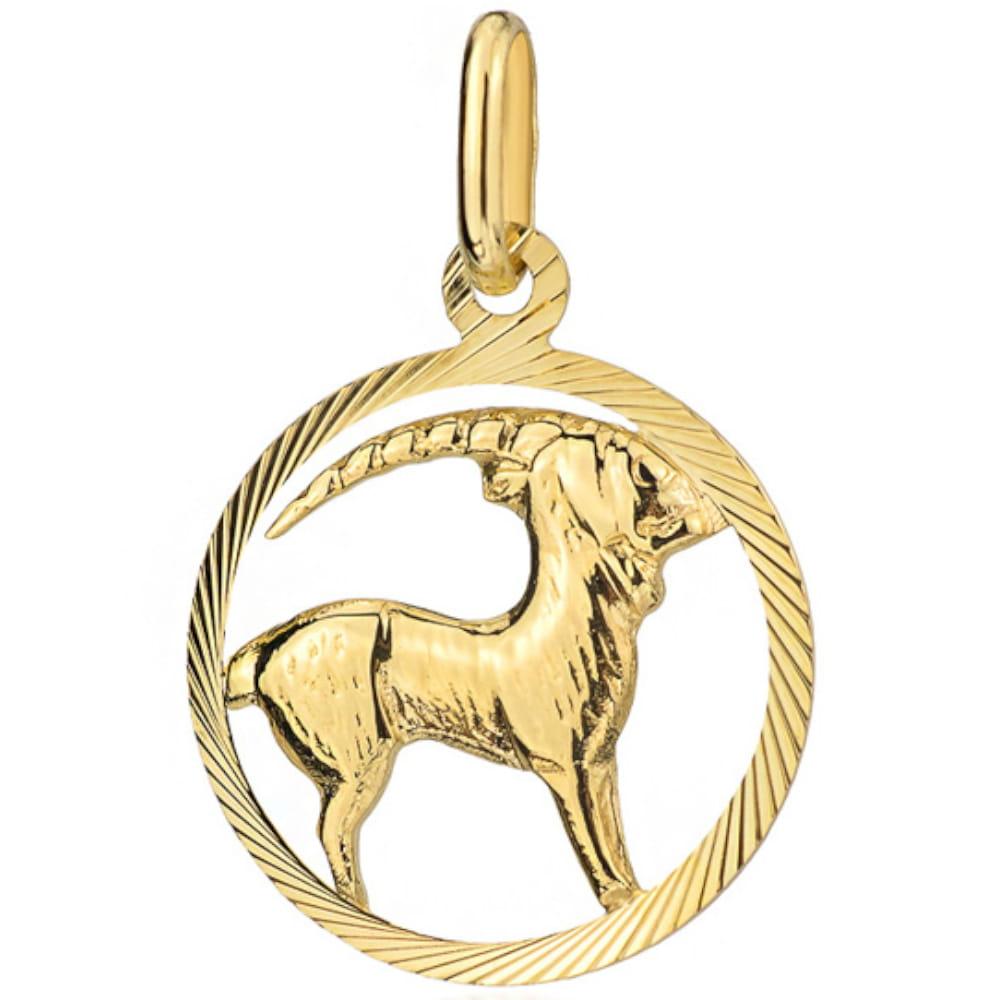 Zawieszka złota znak zodiaku Koziorożec ZZ9593