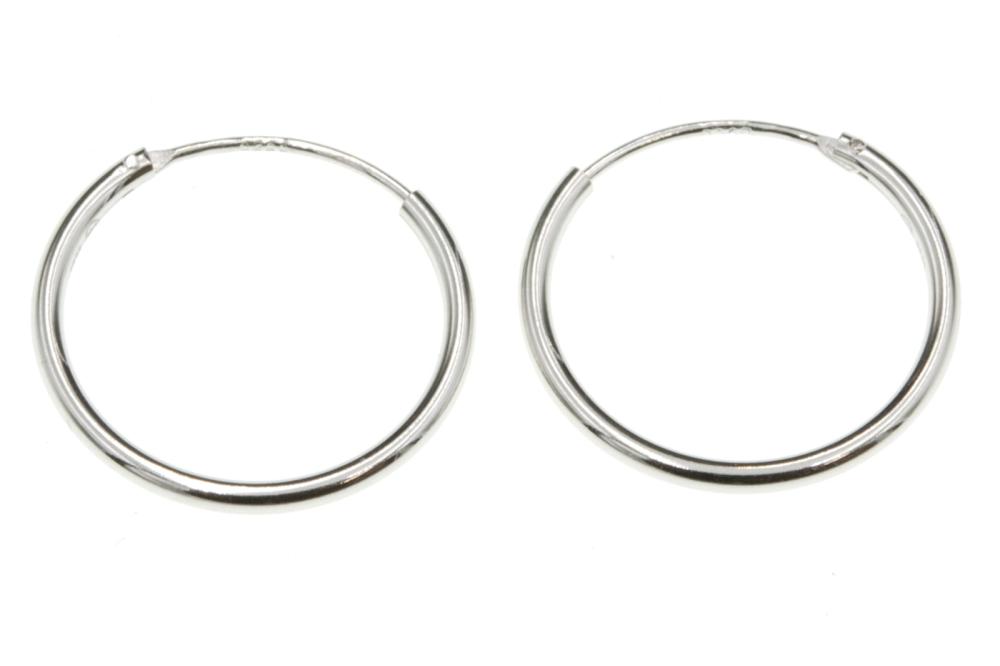 Kolczyki srebrne kółka 2cm SK12413