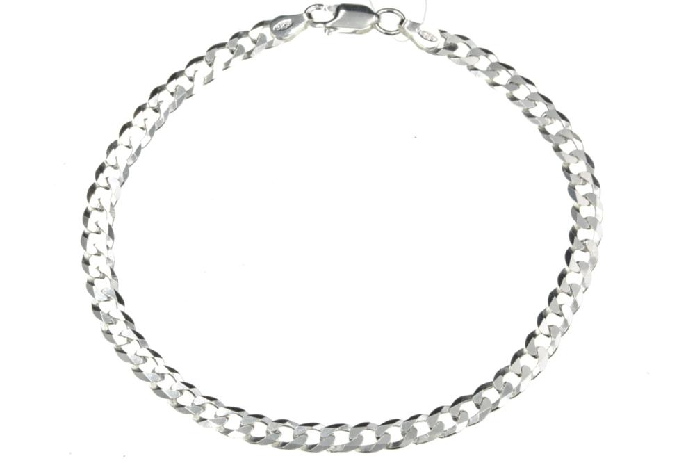 Bransoletka srebrna pancerka 4,9mm SB12541