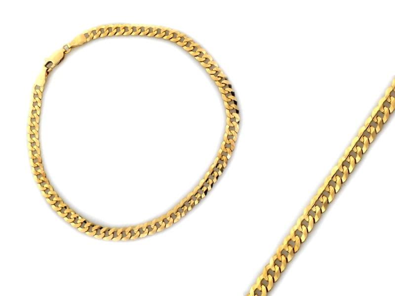Bransoletka złota pancerka 4,3mm ZB13283