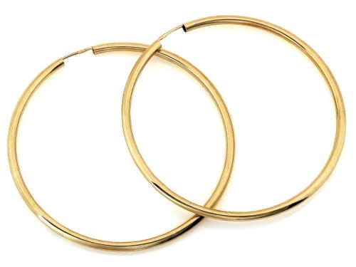 Kolczyki złote koła 35mm klasyczne gładkie ponadczasowe eleganckie duże ZK13402.jpg