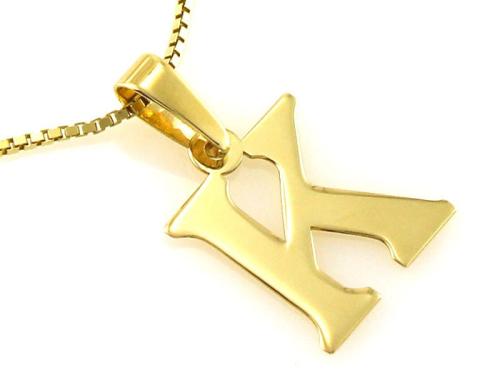 Zawieszka złota 585 14 karat litera literka K ZZ14370.jpg