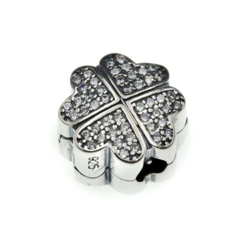 Zawieszka srebrna 925 beads koniczyna otwierana SZ14355.jpg