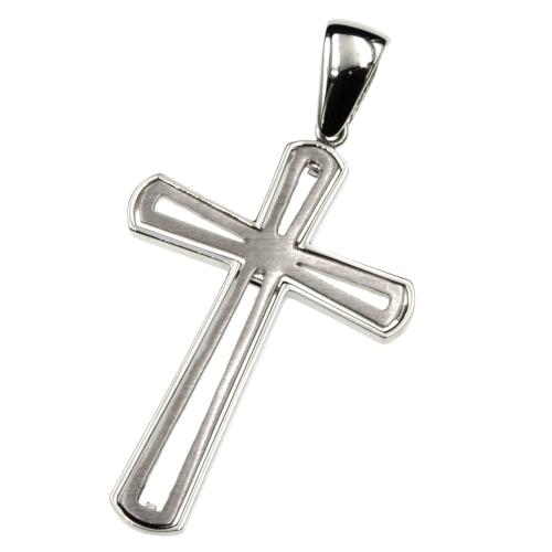 Zawieszka srebrna krzyżyk duży elegancki SZ10430.jpg