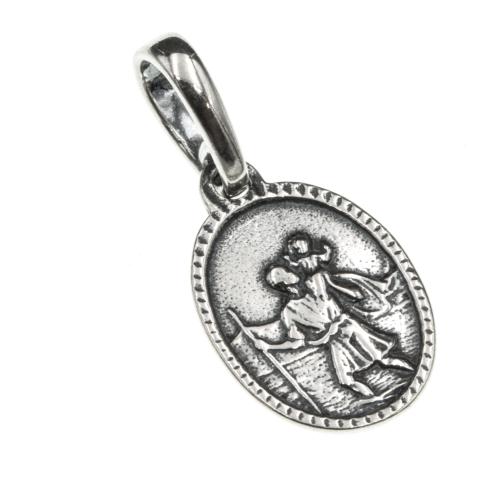 Zawieszka srebrna medalik oksydowany SZ13641.jpg