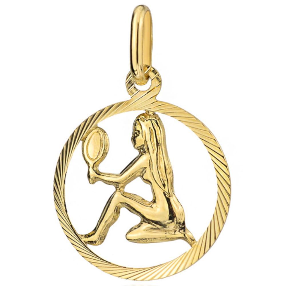 Zawieszka złota znak zodiaku panna ZZ14606