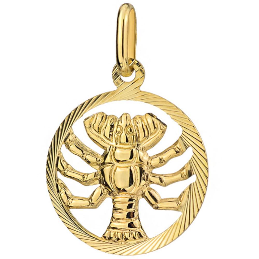 Zawieszka złota znak zodiaku rak ZZ14604