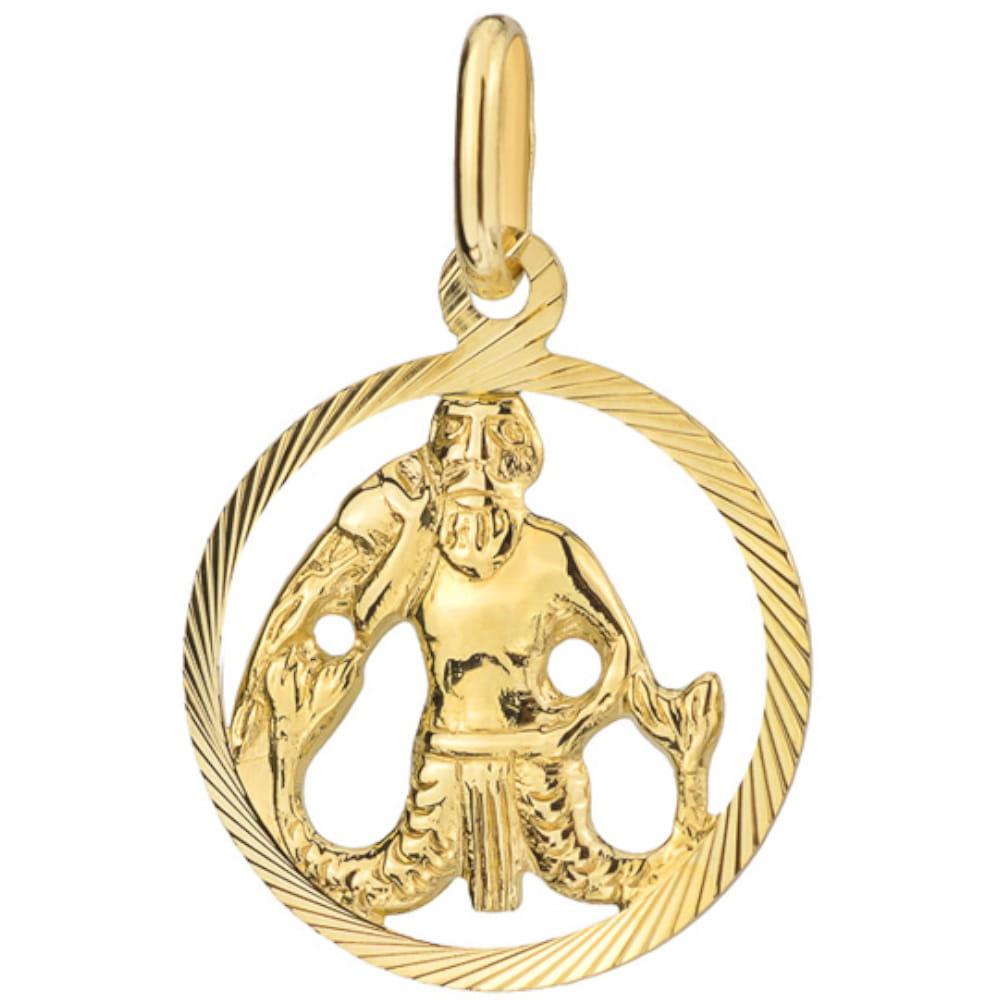 Zawieszka złota znak zodiaku wodnik ZZ14605