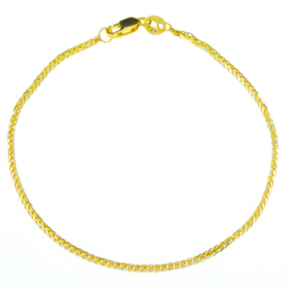 Bransoletka złota lisi ogon 1,5mm ZB10777