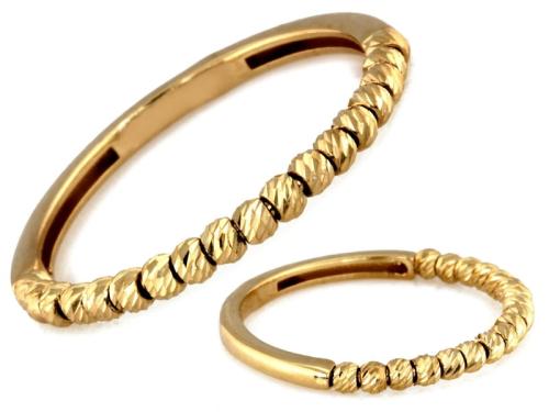 Pierścionek złoty 585 14 karat wąski z kuleczkami diamentowanymi ZP15588.jpg