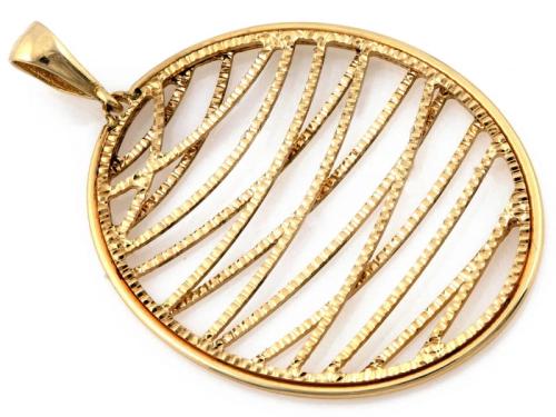 Zawieszka złota 585 14 karat owalna piękna ZZ15461.jpg