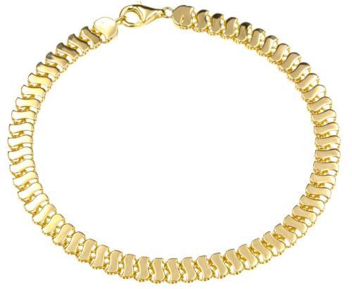 Bransoletka złota 585 14 karat szeroka elegancka ZB14895.jpg