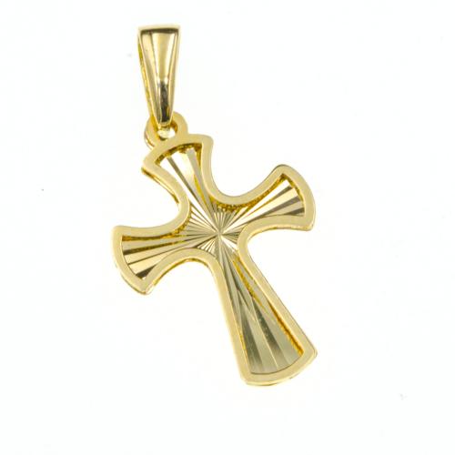 Zawieszka złota próba 585 krzyżyk diamentowany ZZ15295.jpg