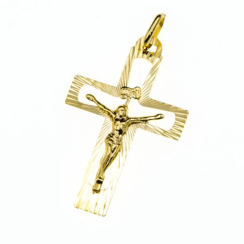 Zawieszka złota próba 585 krzyżyk diamentowany ZZ15481.jpg