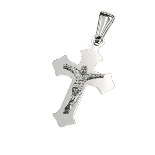 Zawieszka srebrna 925 krzyżyk z wizerunkiem  SZ14803.jpg