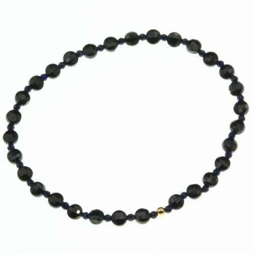 Bransoletka srebrna 925 ze spinelem i nocą kairu SB15156.jpg