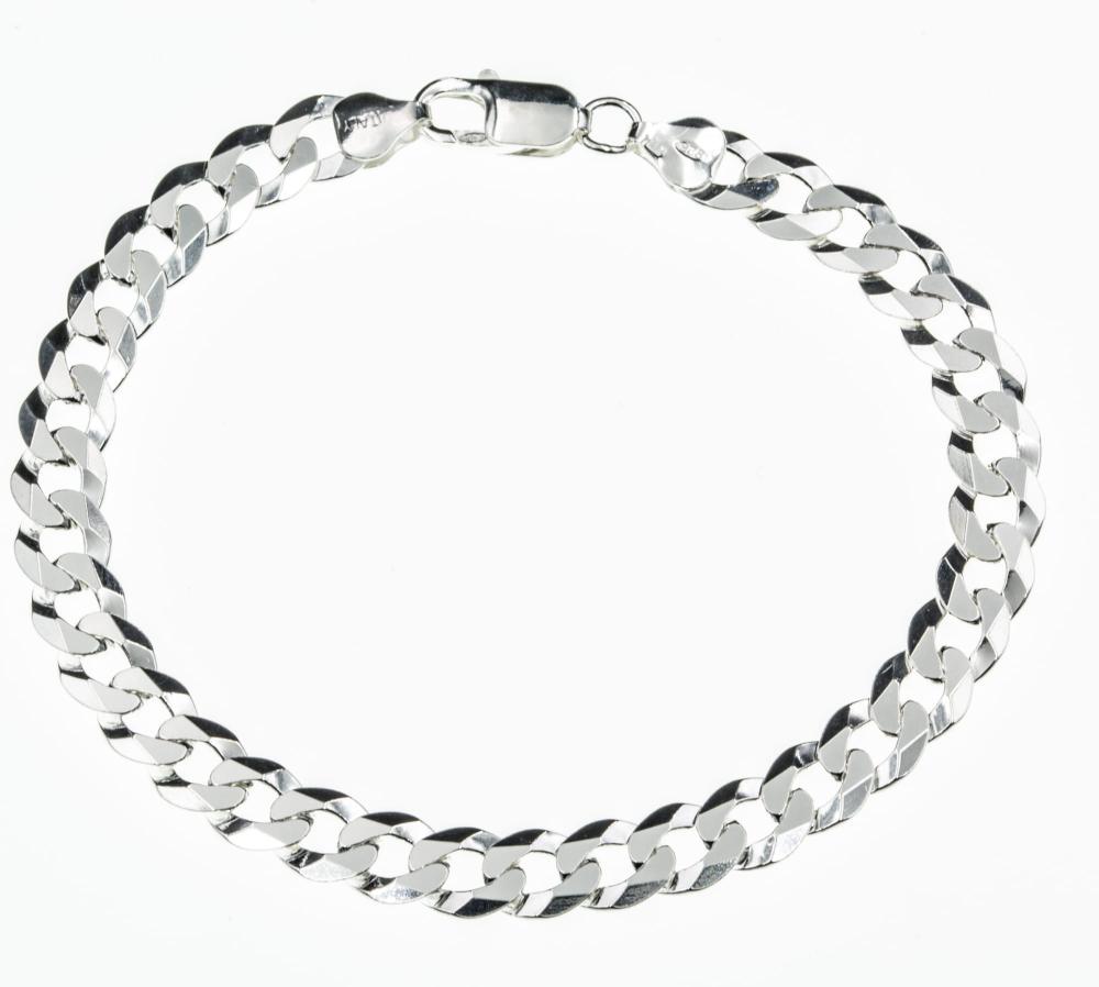 Bransoletka srebrna pancerka 8,2mm SB15899