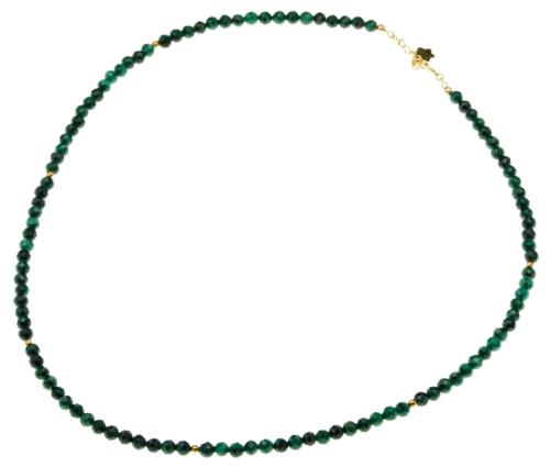 Naszyjnik srebrny 925 pozłacany z malachitem SN15099.jpg