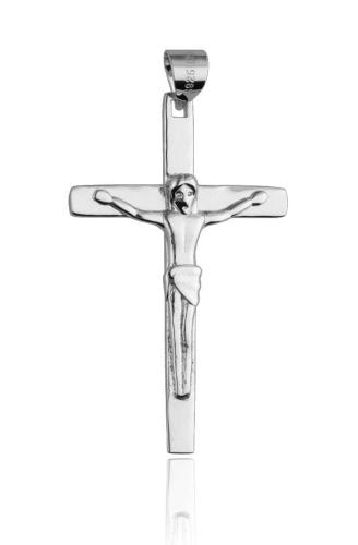 Zawieszka srebrna 925 krzyż z wizerunkiem SZ16467.jpg