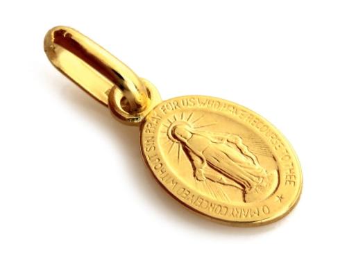 Zawieszka złota 375 9 karat Cudowny medalik NZZ16645.jpg