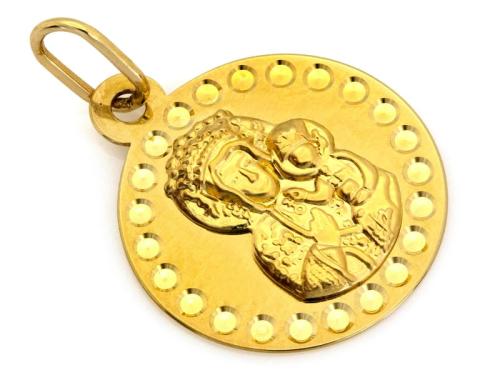 Zawieszka złota 375 9 karat medalik Matka Boska NZZ16643.jpg