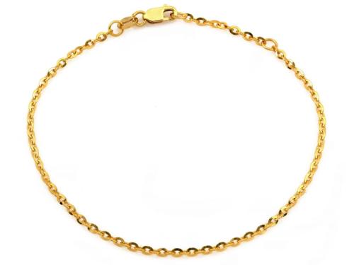 Bransoletka złota 585 14 karat ankier 2mm ZB16583.jpg