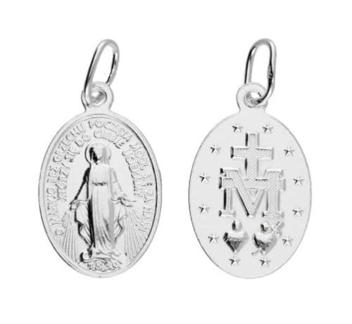 Zawieszka srebrna 925 medalik Matka Boska Niepokalana SZ16851.jpg