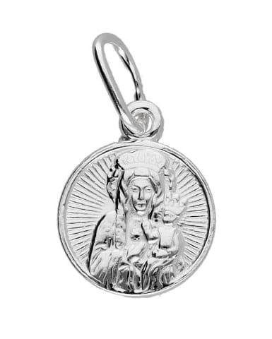 Zawieszka srebrna 925 medalik Matka Boska Częstochowska SZ16854.jpg