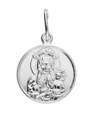 Zawieszka srebrna 925 medalik Matka Boska Częstochowska SZ16852.jpg
