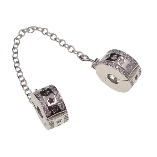 Zawieszka srebrna 925 beads łańcuszek łączący bransoletkę SZ16060.jpg