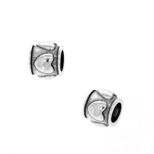 Zawieszka srebrna 925 beads do okrągłej bransoletki z sercem SZ17109.jpg