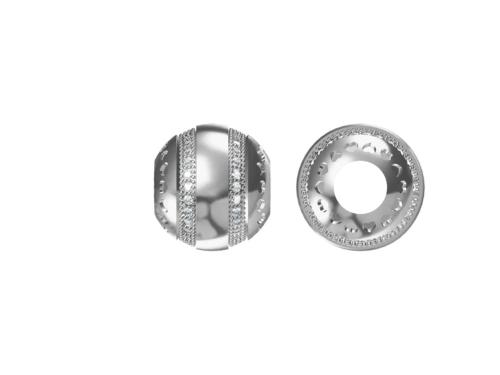 Zawieszka srebrna 925 beads do bransoletki okrągłej z cyrkoniami SZ16889.jpg