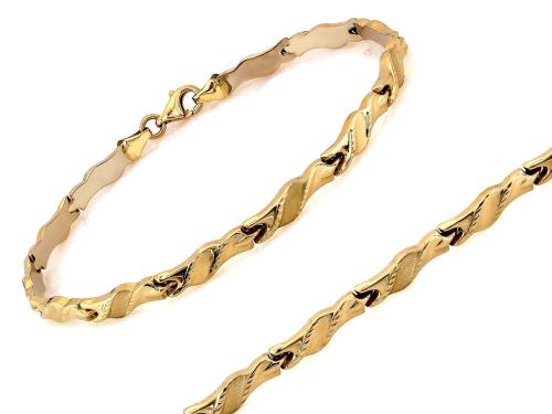 Bransoletka złota 585 14 karat elementowa ZB17322.jpg