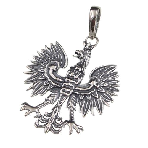 Zawieszka srebrna 925 orzeł duży okazały SZ17138.jpg