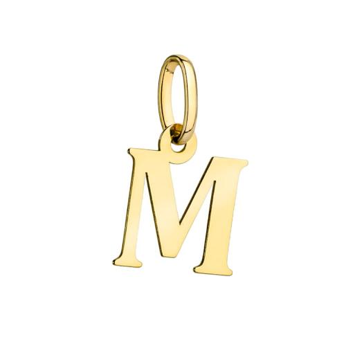 Zawieszka złota 585 14 karat litera literka M ZZ17460.jpg