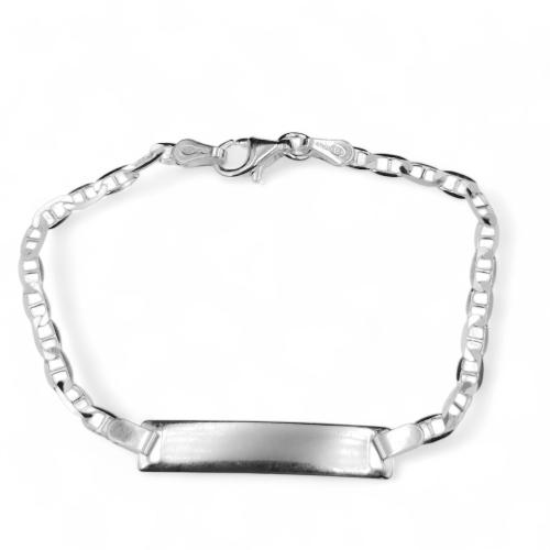 Bransoletka srebrna próba 925 splot gucci z blaszką SB17068.jpg