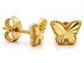 Kolczyki złote 585 14 karat motylki diamentowane na sztyfcie ZK18015.jpg