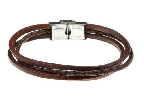 Bransoletka stalowa skórzana LB10963.jpg
