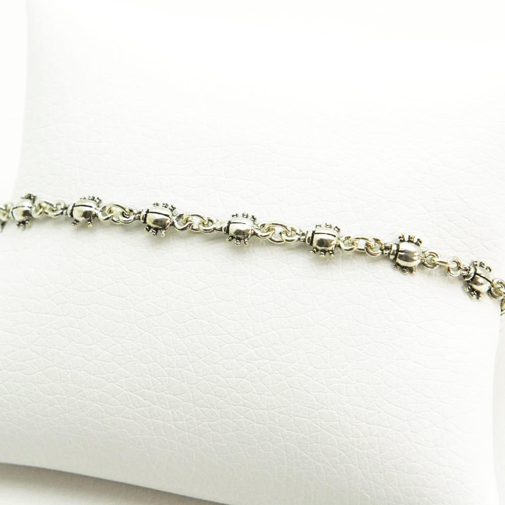 Bransoletka srebrna biedronki SB0680