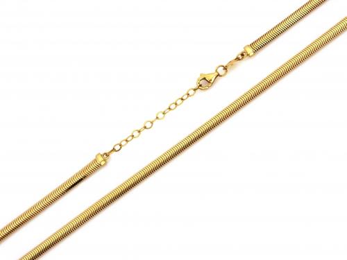 Łańcuszek złoty 585 14 karat żmijka 3,5mm efektowna ZL18255.jpg