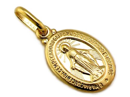 Zawieszka złota 585 14 karat Cudowny Medalik ZZ18263.jpg