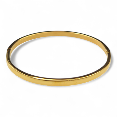 Bransoletka stal szlachetna bangle sztywna pozłacana LB17555.png