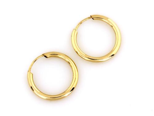 Kolczyki złote 585 14 karat kółka 1,5cm ZK18898.jpg