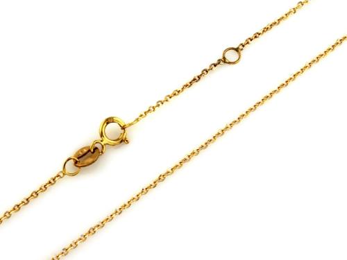Łańcuszek złoty 585 14 karat ankier 0,9mm ZL18489.jpg