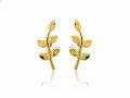 Kolczyki złote 375 9 karat na sztyfcie gałązki NZK18868.jpg