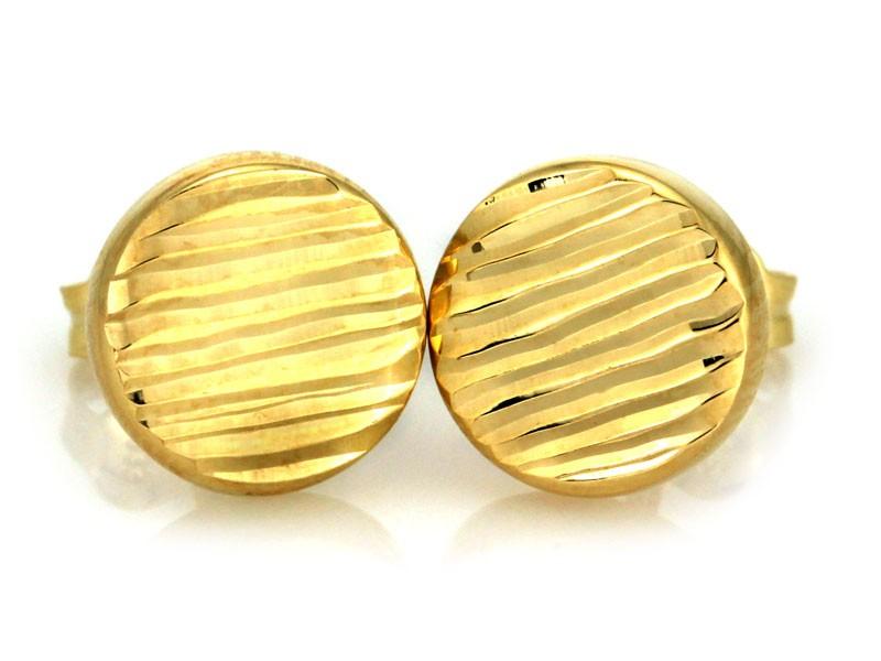 Kolczyki złote kółeczka na sztyfcie NZK17928