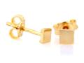 Kolczyki złote 375 9 karat kwadraty na sztyfcie ZK18862.1.jpg