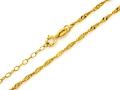 Łańcuszek złoty 375 9 karat singapur 1,1mm NZL17844.jpg